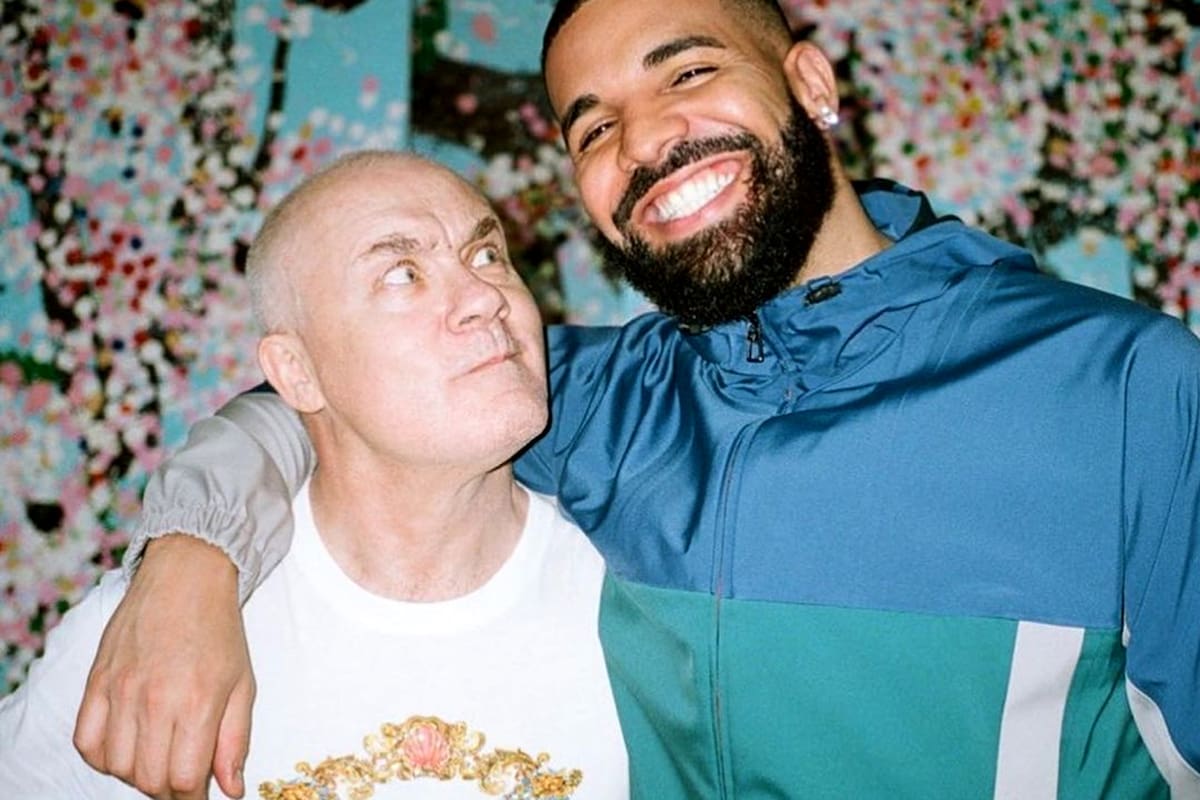 La sociedad entre Damien Hirst y Drake generó rechazo tras el último disco del canadiense