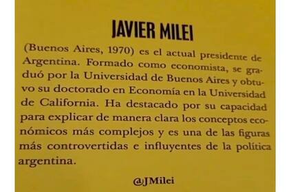 El Grupo Planeta retiró de circulación en España el libro de Milei con datos falsos