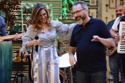 La Sole despidió a Gerardo Rozín en pleno show (Captura La peña del morfi)