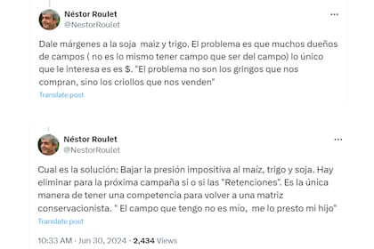 La solución a esto, según mencionó, es la baja en la presión impositiva para los cultivos como el maíz, trigo o soja