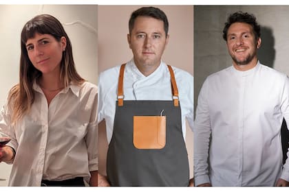 La sommelier Mariela Vieytes y los chefs Marcos Scorza (anfitrión) y Marcelo Di Giacomo son parte de esta edición de Comilona