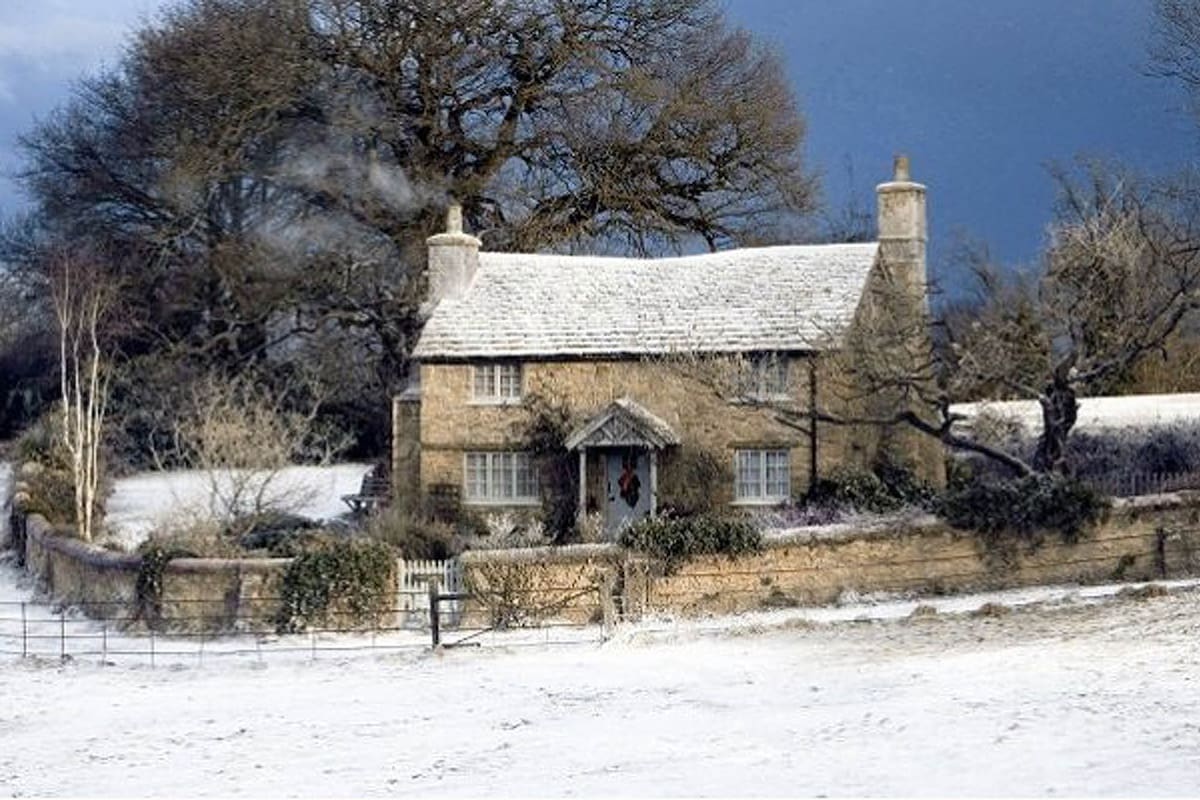 La soñada casa del film "El descanso"