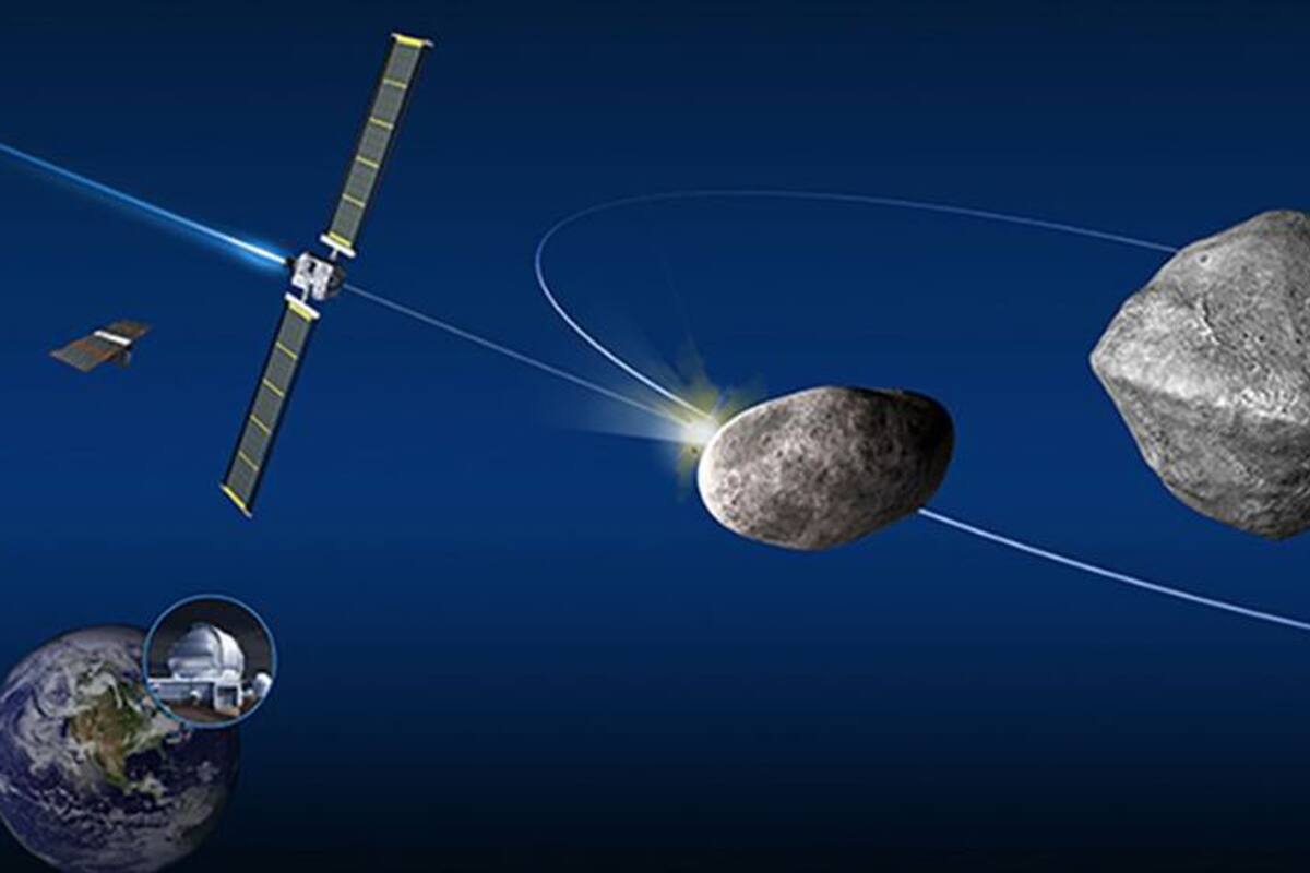 La sonda impactará en Didymos B, el menor de un sistema binario de asteroides