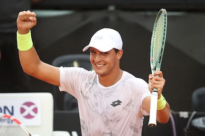 La sonrisa de Luciano Darderi: por primera vez está en los cuartos de final de un torneo ATP