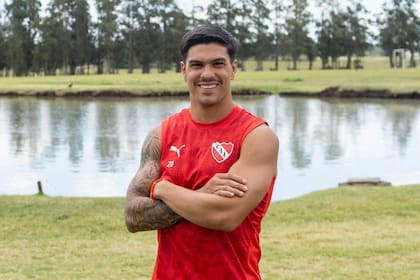 La sonrisa de Rodrigo Fernández Cedrés representa el momento de Independiente