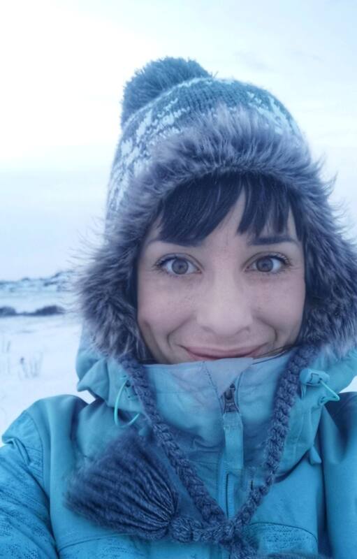 La sonrisa de Valentina lo dice todo: pese al frío y a estar sin luz disfrutó de una gran experiencia.