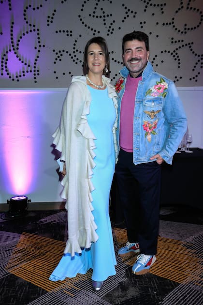 La soprano Sara Fleming y el diseñador Javier Saiach