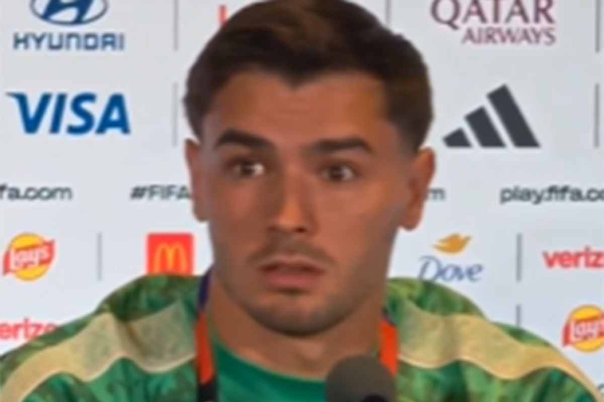 La sorpresa de Brahim Díaz durante la conferencia de prensa