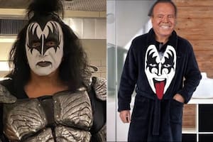 La sorpresa de Gene Simmons al ver un meme de Julio Iglesias