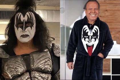 La sorpresa de Gene Simmons al ver un meme de Julio Iglesias
