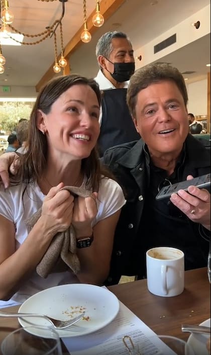 La sorpresa que le hizo Donny Osmond a Jennifer Garner para su cumpleaños (Foto: Captura de video)