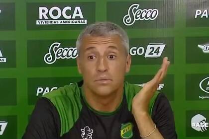 La sorpresa y el enojo de Hernán Crespo ante la pregunta de un periodista
