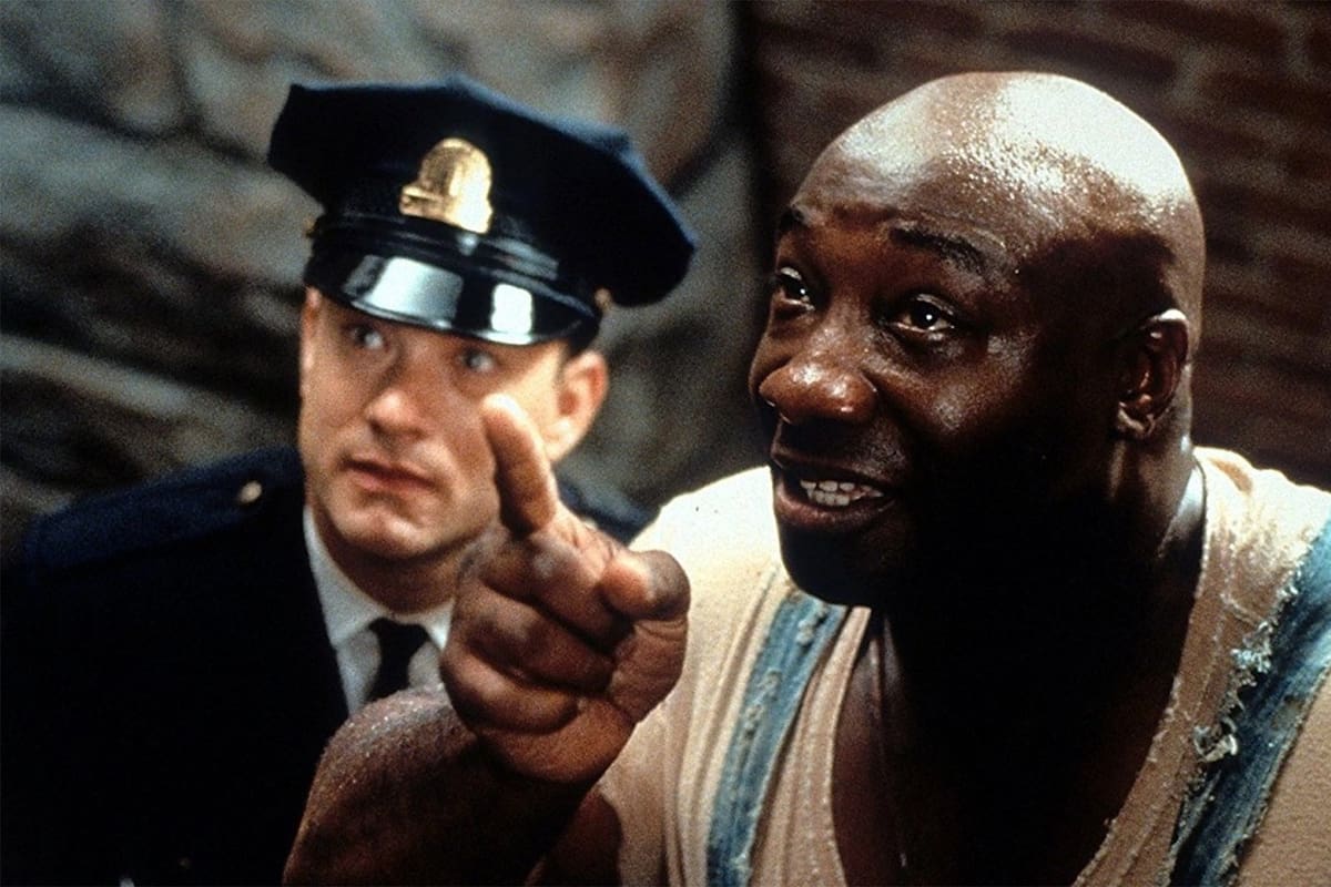 Tom Hanks y Michael Clarke Duncan en la película Milagros inesperados