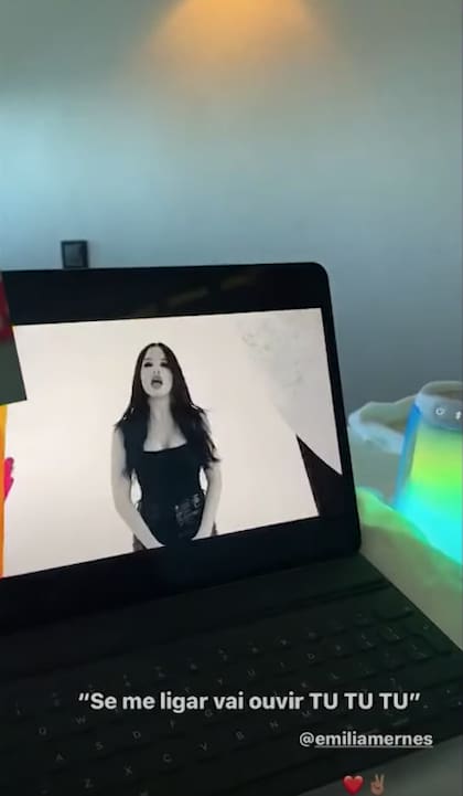 La story que Neymar subió con el videoclip de la canción de "Já é tarde". Crédito: Instagram