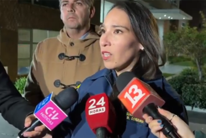 La subcomisaria encargada, Marcela Donaire