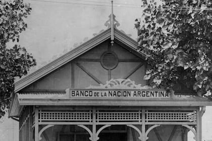 La sucursal del Banco Nación en el Mercado de Hacienda de Liniers