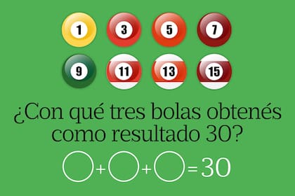 La suma de una sola combinación te permitirá llegar al número dado