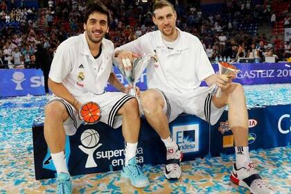 La Supercopa española, junto con Facundo Campazzo, el primer título con Real Madrid