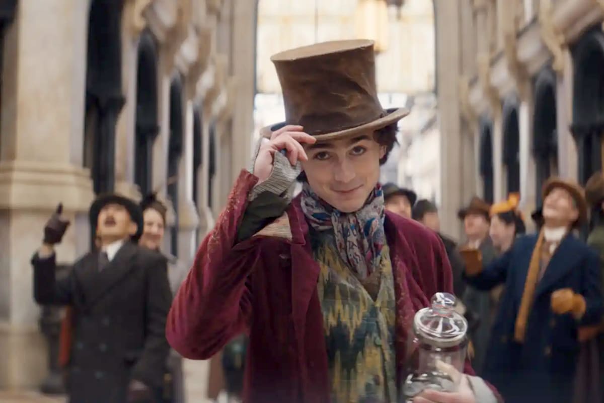 La superestrella Timothée Chalamet aprendió tap para interpretar los números musicales, y además se entrenó en canto