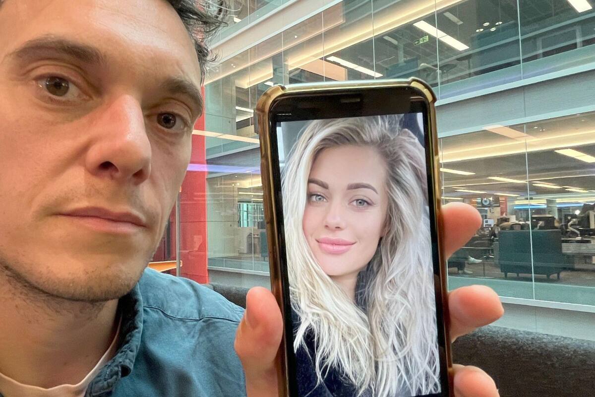 La supuesta mujer que contactó al periodista no era más que una estafa.