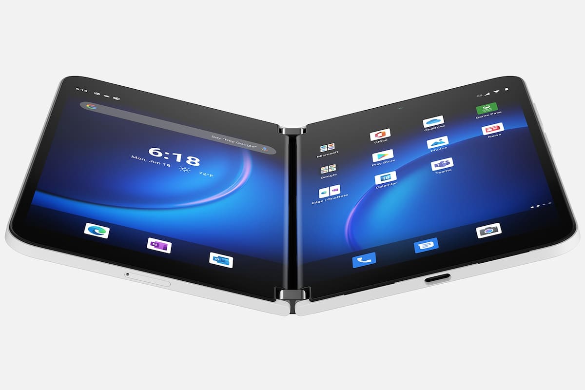 La Surface Duo 2 combina dos pantallas de 5,8 pulgadas, con tasa de refresco variable hasta 90 Hz