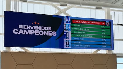 La tabla de recuperación que utiliza la selección: cada tarea suma un puntaje y los futbolistas deben alcanzar un objetivo