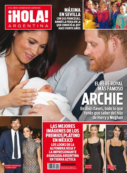 La tapa de la revista ¡Hola! de esta semana.