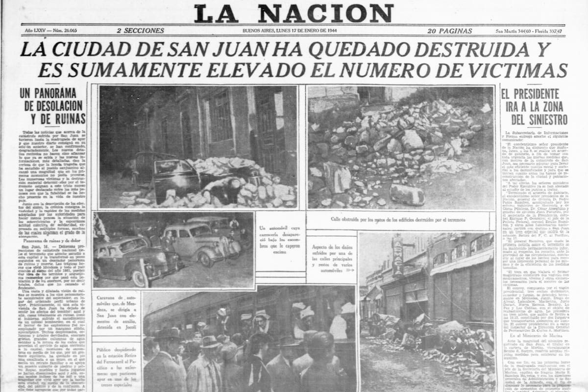 Gloria Azuri, Lilia Aguirre y Analía Clevers: sanjuaninas, docentes, amigas y sobrevivientes al terremoto del 15 de enero de 1944.