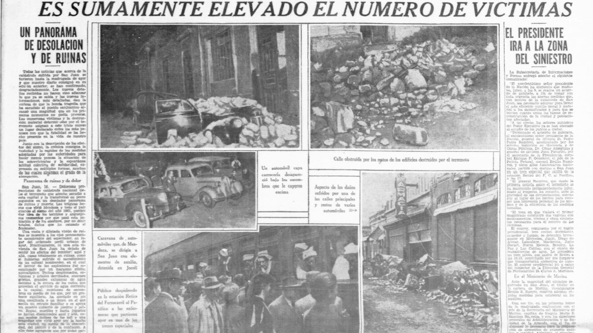 Gloria Azuri, Lilia Aguirre y Analía Clevers: sanjuaninas, docentes, amigas y sobrevivientes al terremoto del 15 de enero de 1944.