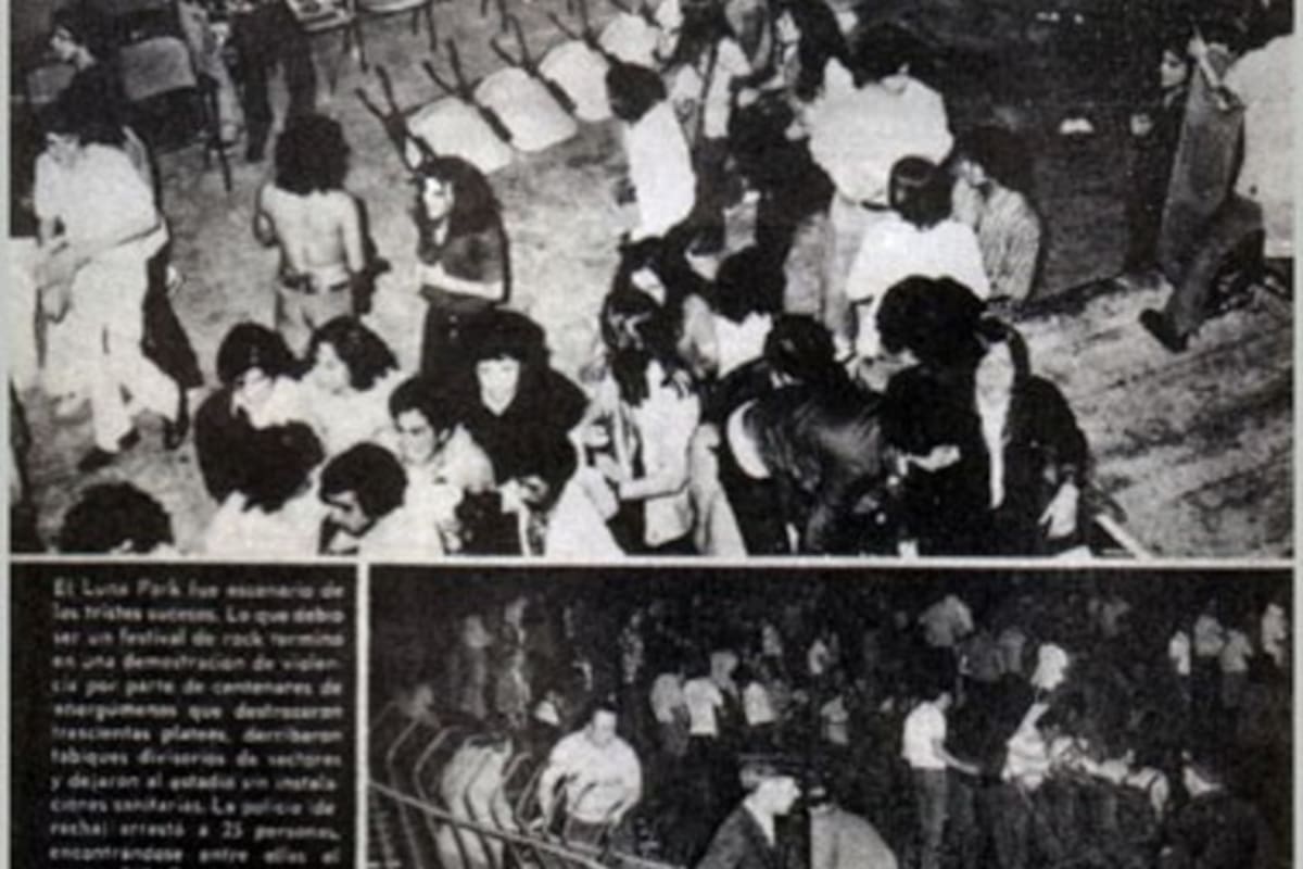 La tapa de la revista Así del 24 de octubre de 1972 que daba cuenta de los hechos sucedidos en el Luna Park el 20 de octubre de ese año
