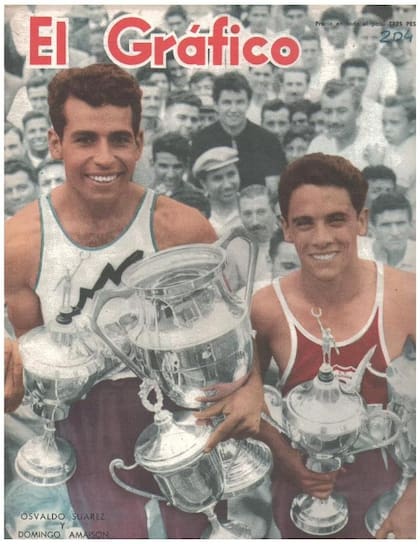 La tapa de la revista El Gráfico de 1958