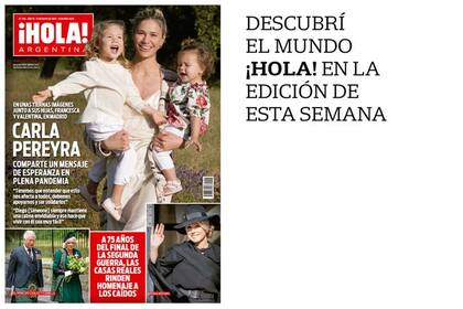 La tapa de la revista ¡Hola! Argentina de esta semana