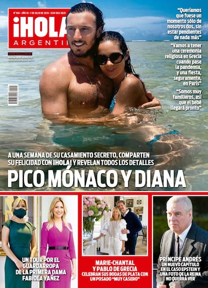 La tapa de la revista ¡HOLA! Argentina de esta semana.
