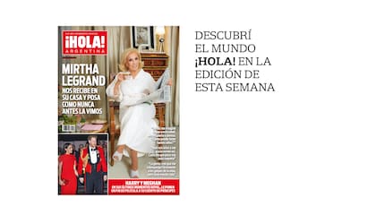 La tapa de la revista ¡Hola! Argentina de esta semana.