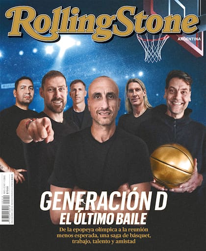 La tapa de la revista Rolling Stone con la Generación Dorada del basquetbol argentino