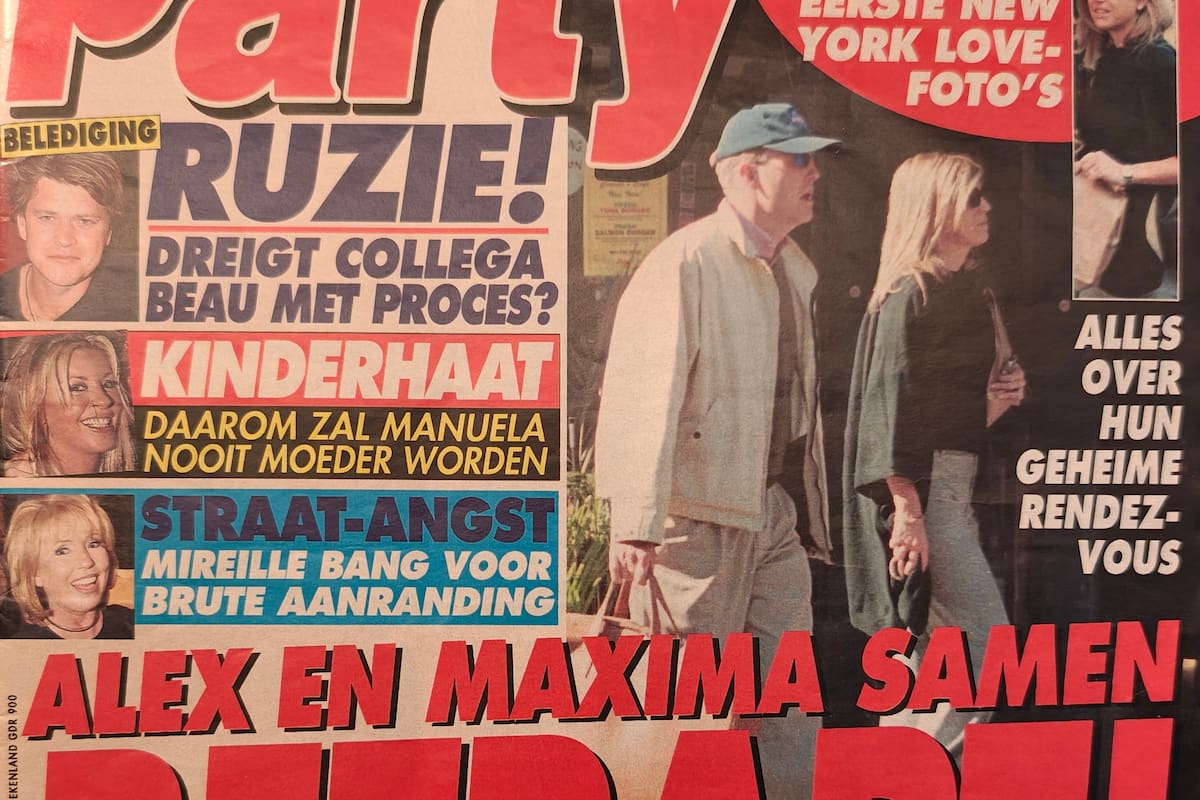 La tapa de Party, con la foto de Von Wartenberg
