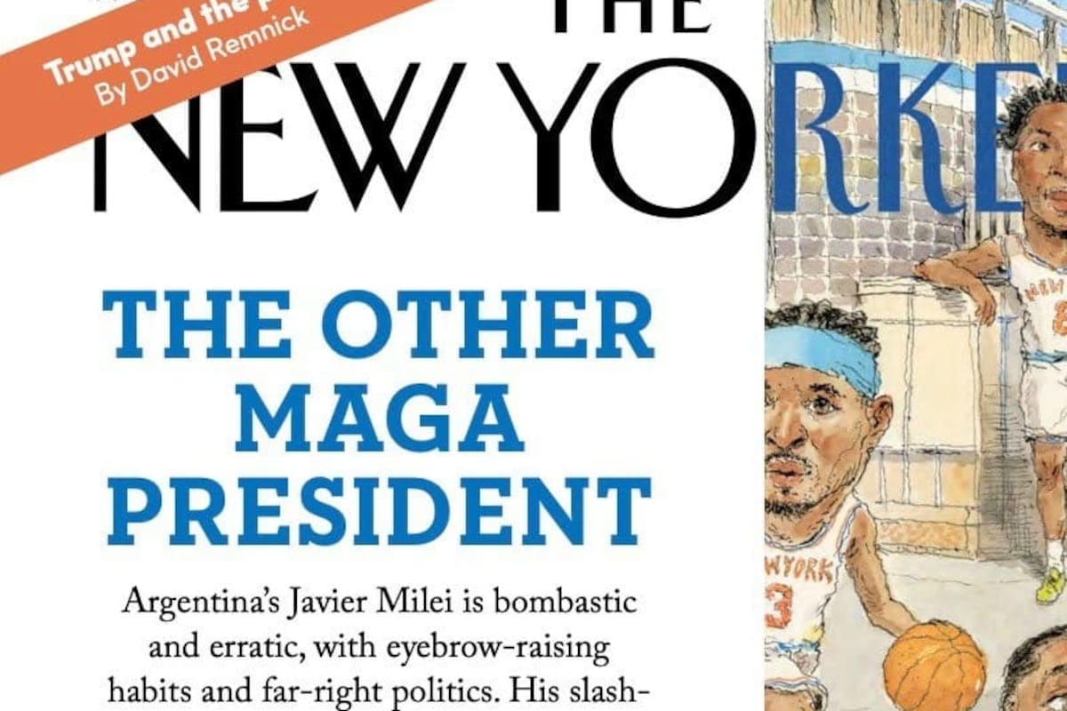 La tapa de The New Yorker con la crónica de Jon Lee Anderson sobre Milei