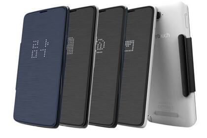 La tapa del Alcatel OneTouch Hero muestra varios símbolos a modo de notificación