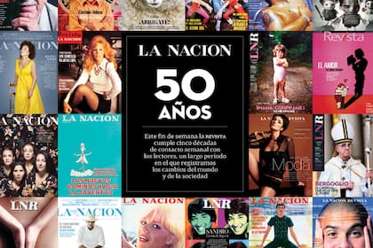 La tapa del aniversario 50 de LA NACION Revista (2019)