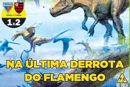 La tapa del diario Expresso, el 17 de octubre, tras el triunfo del Fla ante Fortaleza