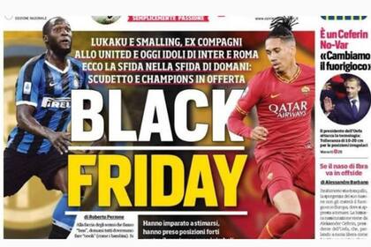 La tapa en la que figuran Lukaku y Smalling