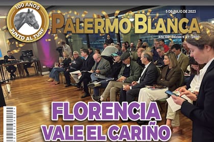 La tapa más reciente de la Palermo Blanca, con la cobertura de una subasta en beneficio de una jocketa accidentada.