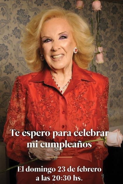 La tarjeta de invitación al festejo.