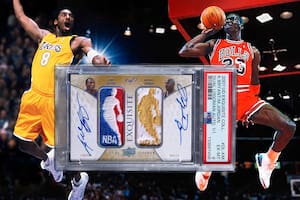 La icónica tarjeta de Michael Jordan y Kobe Bryant que se subastó como la más cara de la historia