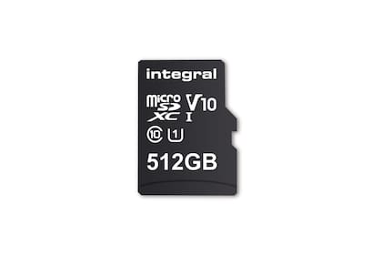 La tarjeta microSDXC de Integral es la primera en llegar al mercado con una capacidad de 512 GB; el récord anterior era de Samsung con 400 GB