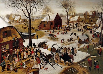 La tecnología ayuda a observar detalles como los de esta obra de Pieter Brueghel II, El censo de Belén