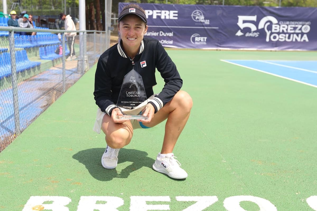 La tenista resarina Nadia Podoroska ganó el título en el W15 de Madrid, un torneo de la tercera categoría del profesionalismo
