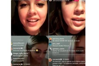 La tercera en discordia, Antonela Pane, realizó un vivo con la hija de Natacha Jaitt y la cruzó Morena Rial