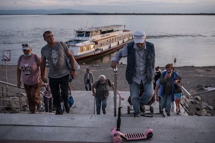 La terminal de ferry de Jabarovsk