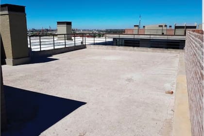 La terraza, antes.